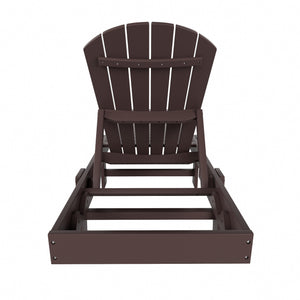 Westport Classic All-Weather Outdoor Adirondack Reclining Sun Lounger