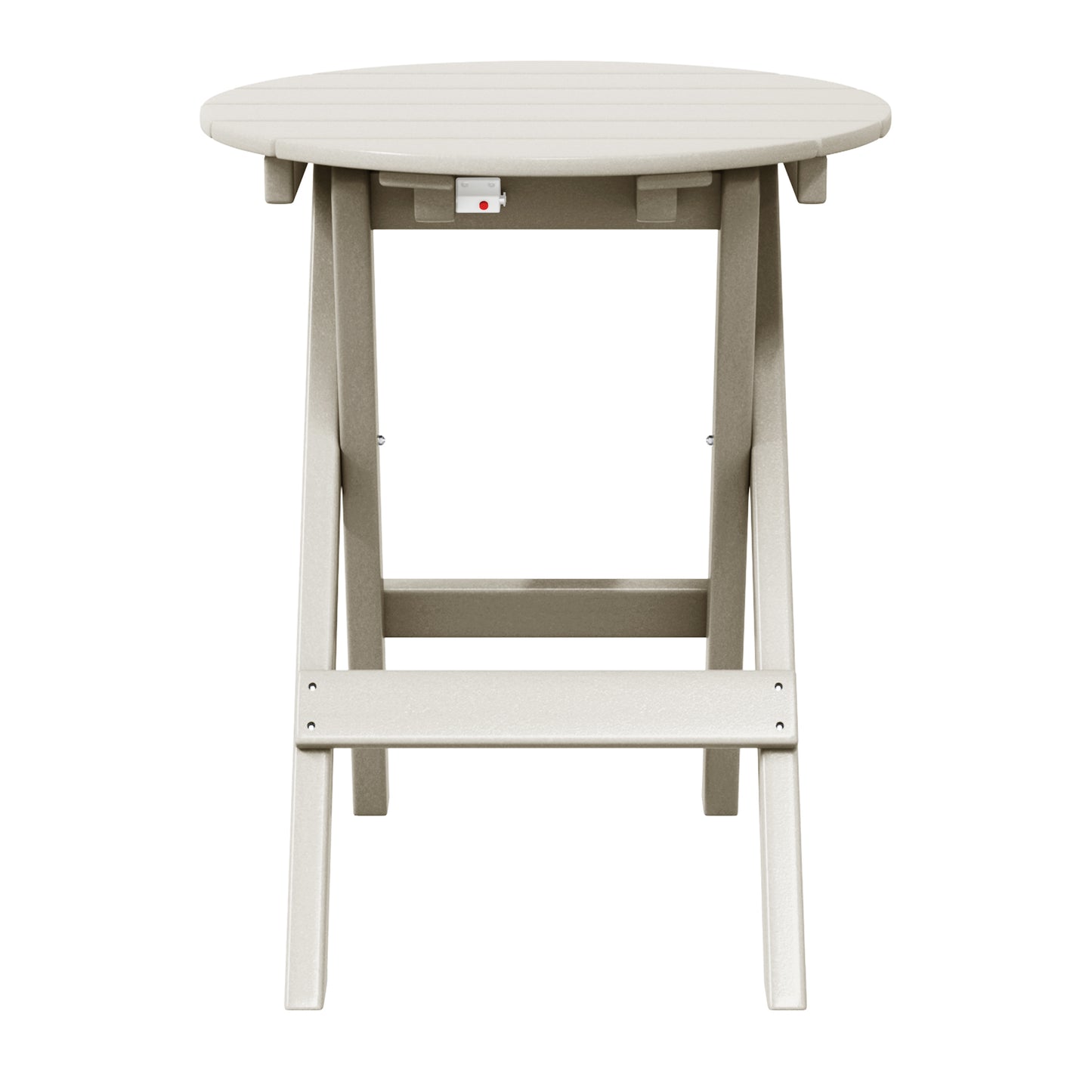 Tuscany All-Weather Outdoor Patio Round Folding Dining Table (24" Top)