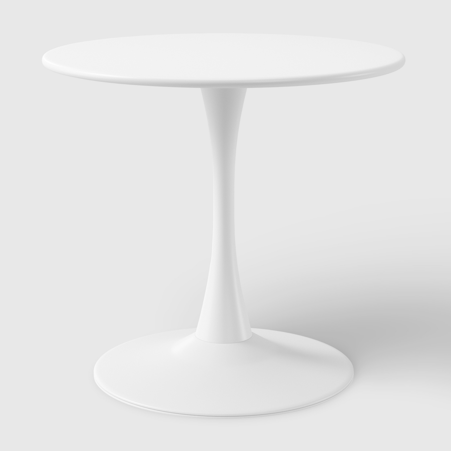 POLYTRENDS™ Copenhagen Stilke All-Weather Indoor/Outdoor 31.5" Round Metal Patio Bistro Dining Table