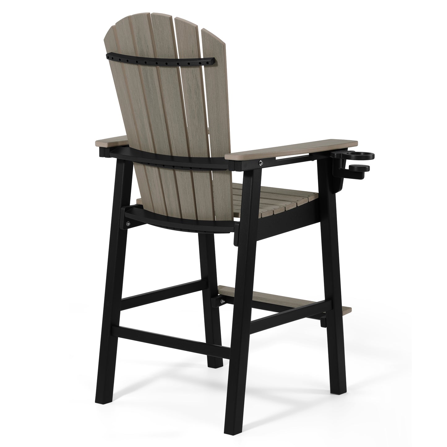 Heritage Ridge Adirondack Bar Chair With Cup Holder