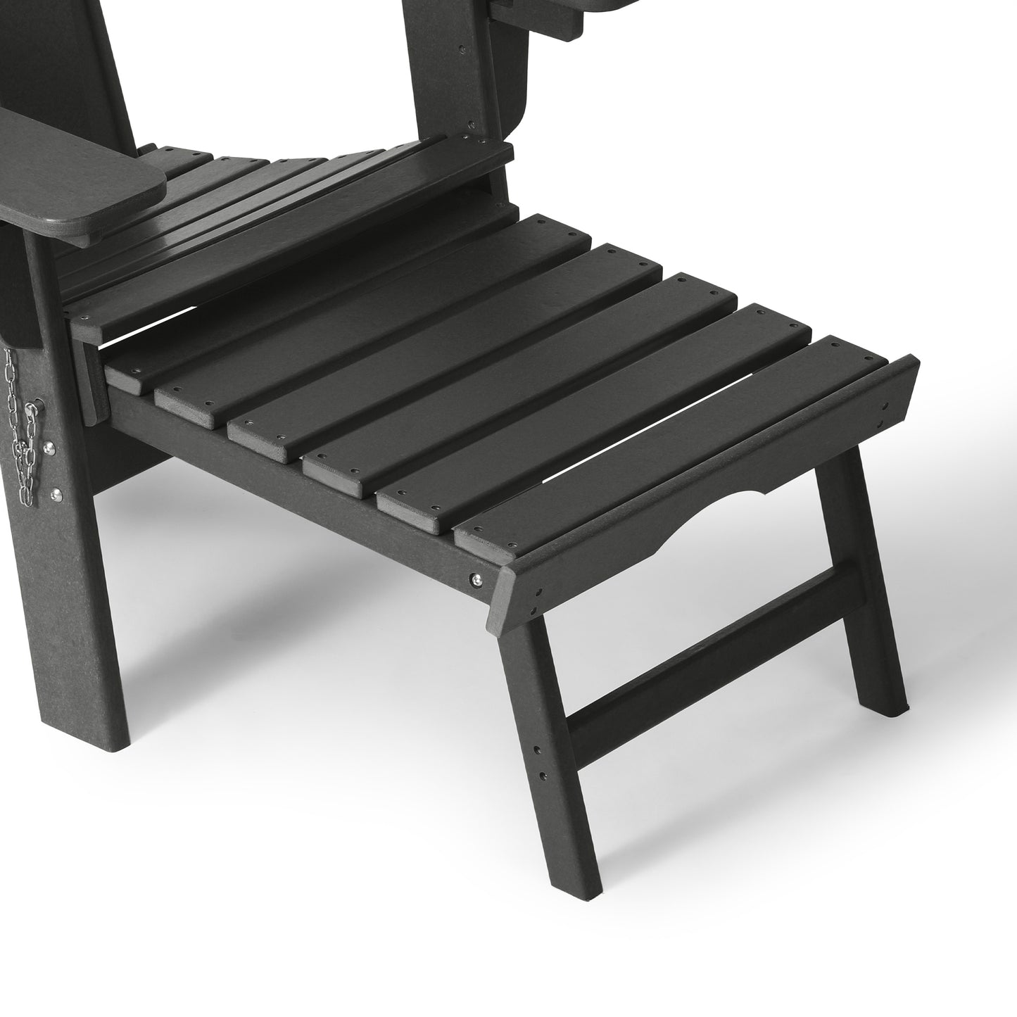 Chatham Folding Adjustable Adirondack Chair with Cup Holder and Hideaway Ottoman