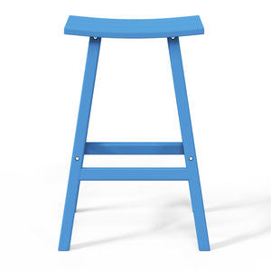 Stockholm All-Weather Outdoor Saddle Bar Stool (29" Height)