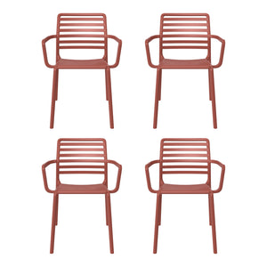 Polyform Stacking Dining Arm Chair (Set of 4)