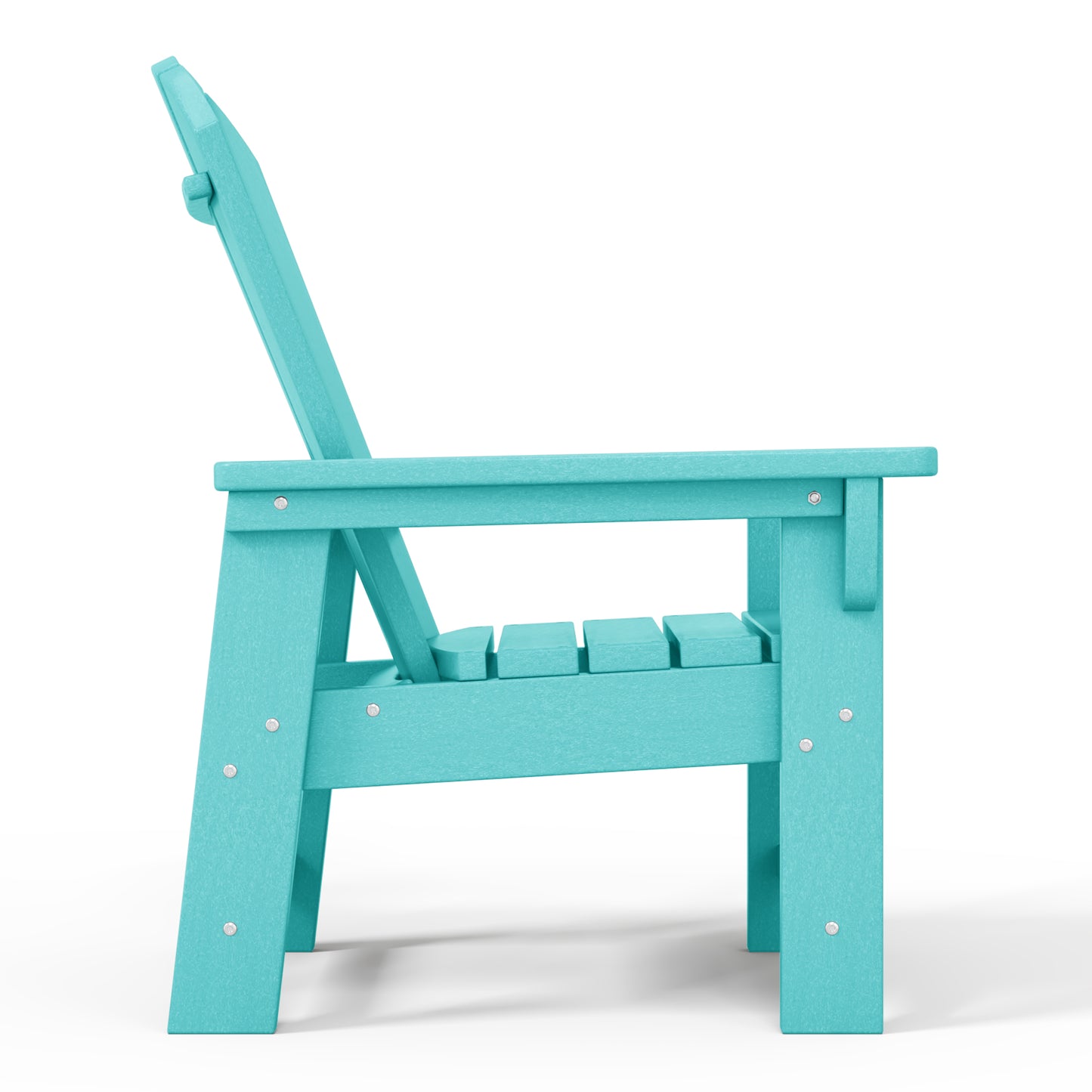 Tiny Terraces Kids' All-Weather Outdoor Poly Adirondack Chair