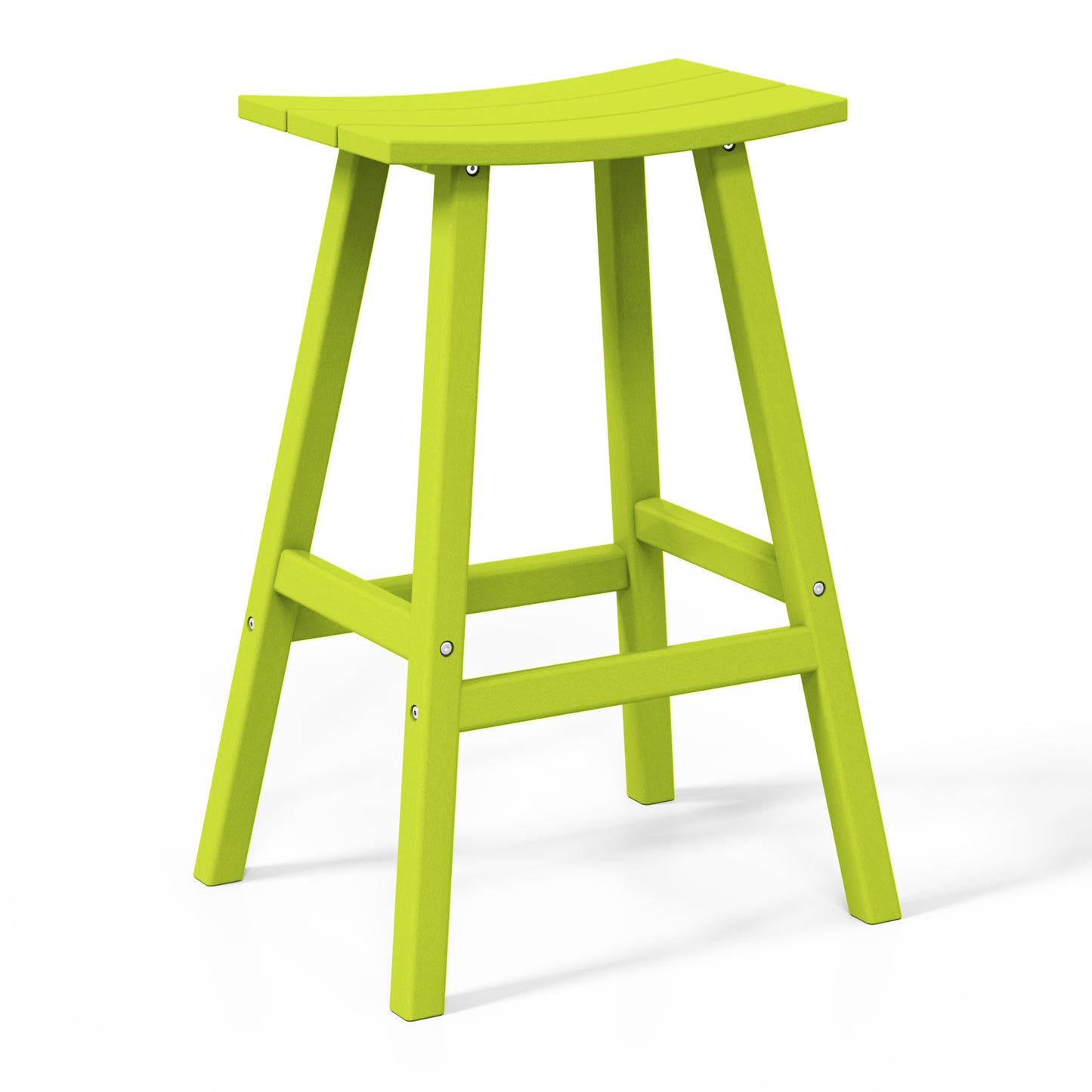 Stockholm All-Weather Outdoor Saddle Bar Stool (29" Height)