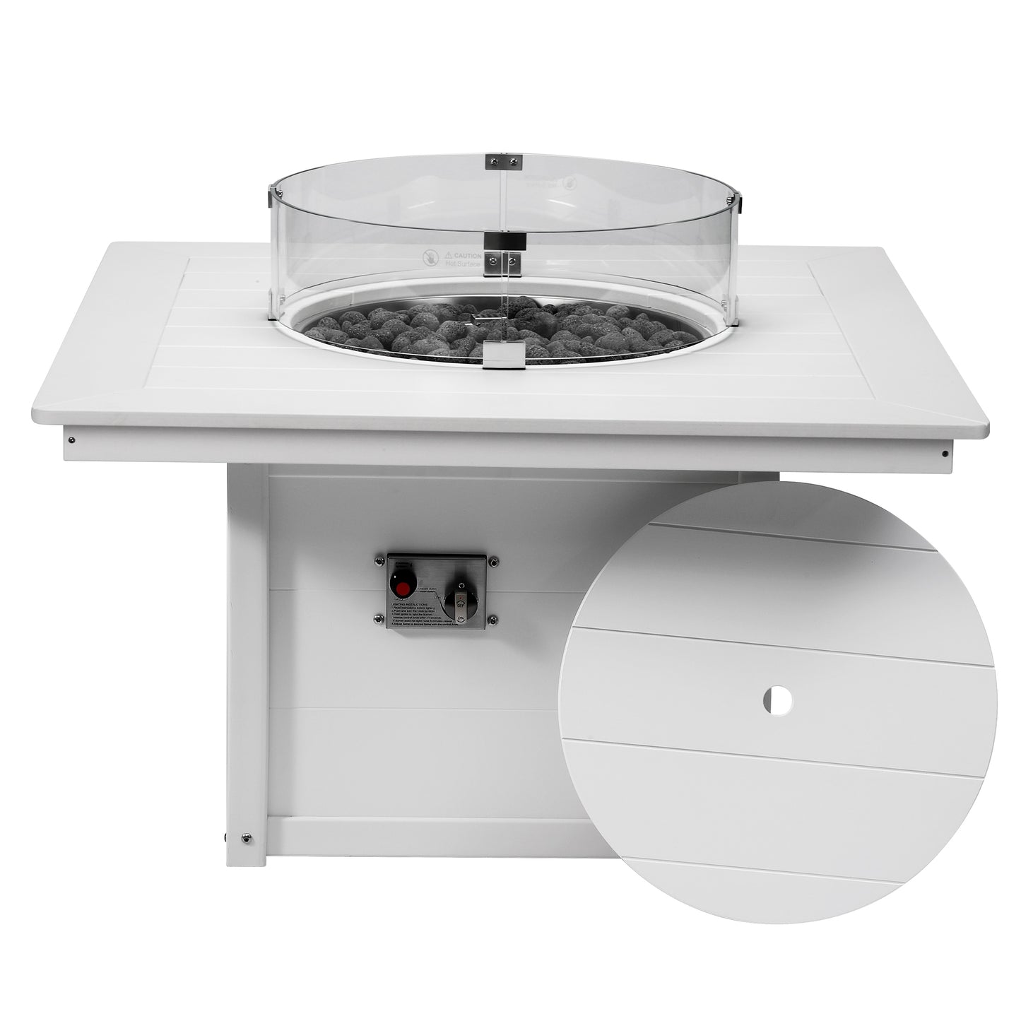 Sedona Square 42" Fire Pit Table