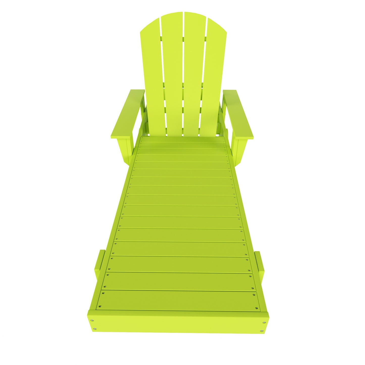 Chatham All-Weather Outdoor Adirondack Reclining Sun Lounger With Arms Rests & Wheels