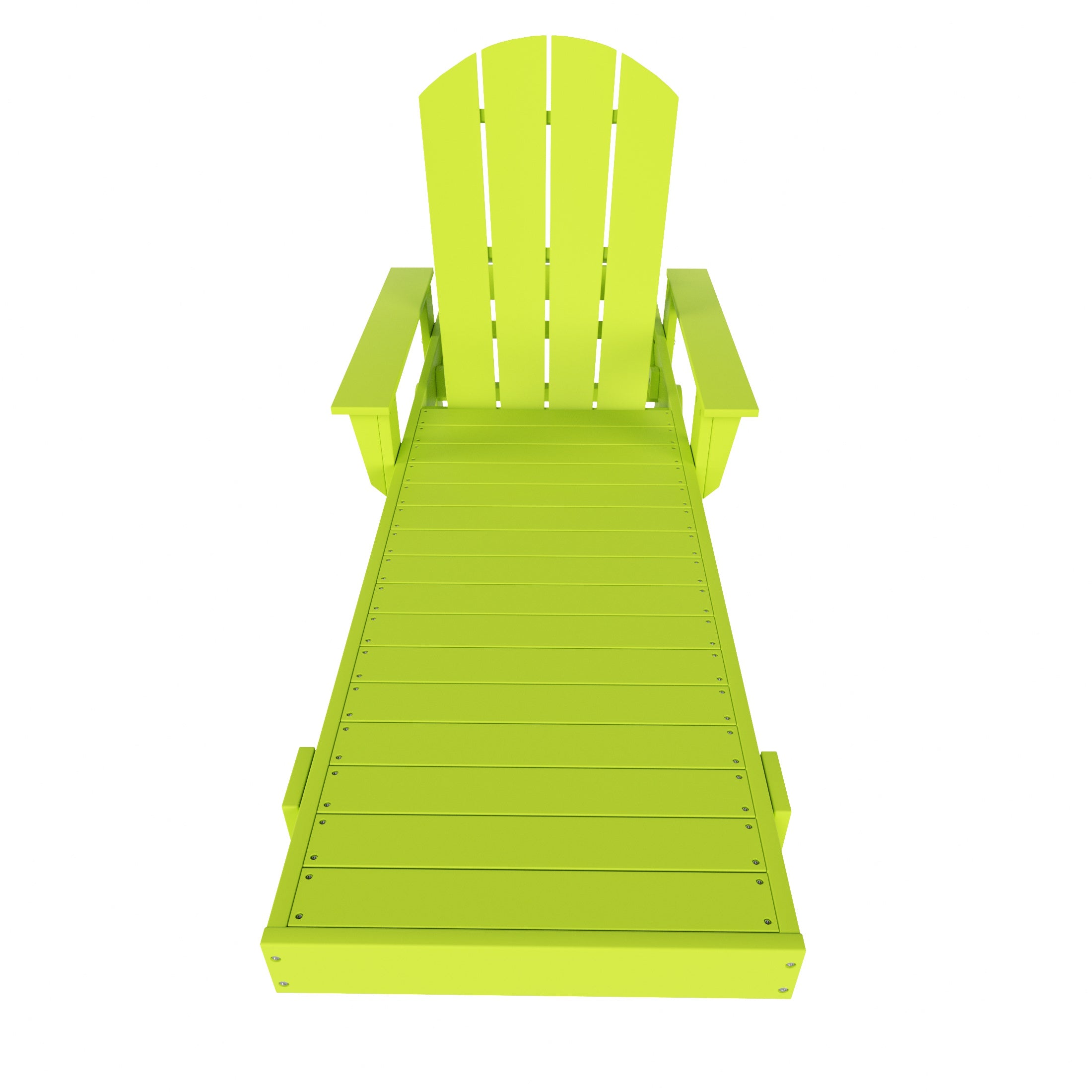 Chatham All-Weather Outdoor Adirondack Reclining Sun Lounger With Arms Rests & Wheels