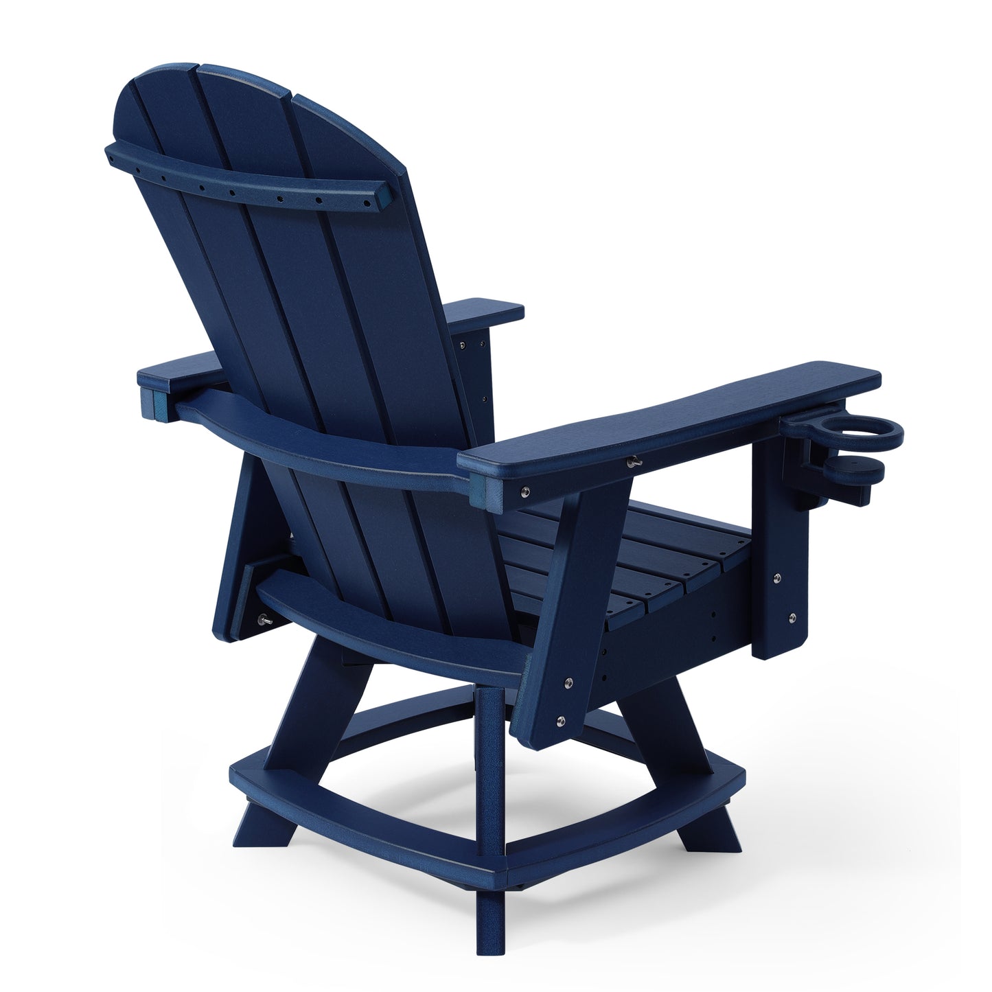Adirondack Swivel Dining Chair with Cup Holder With Cup Holder