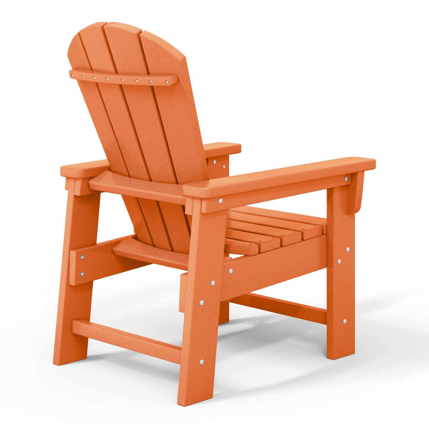 Tiny Terraces Kids' All-Weather Outdoor Poly Adirondack Chair
