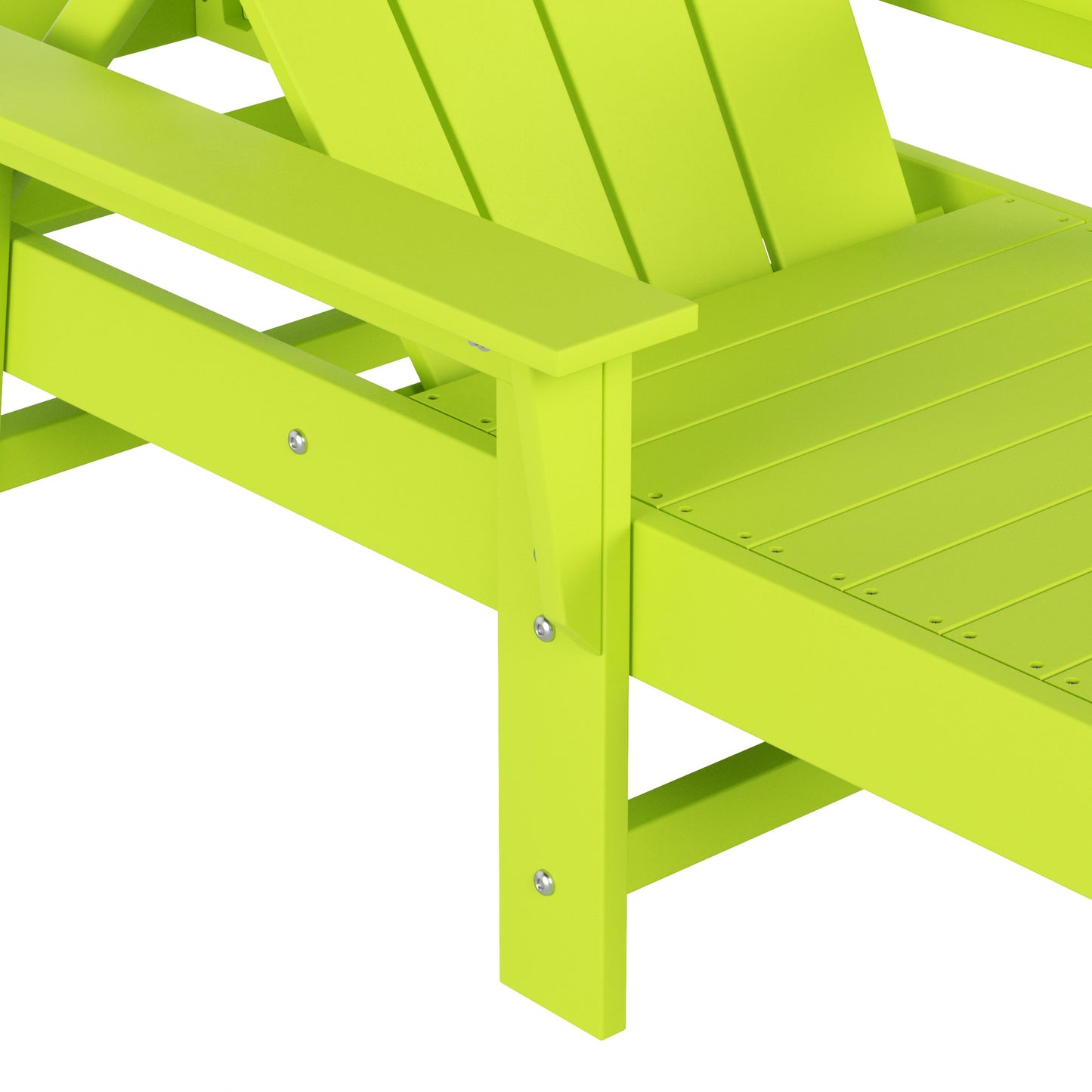 Chatham All-Weather Outdoor Adirondack Reclining Sun Lounger With Arms Rests & Wheels