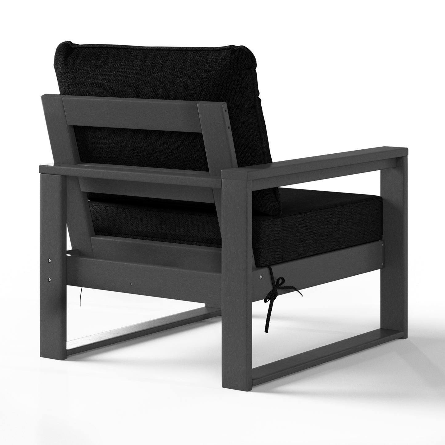 Signature All-Weather Outdoor Modular Patio Deep Seating Left Arm Chair (Left Arm Sectional Seat)