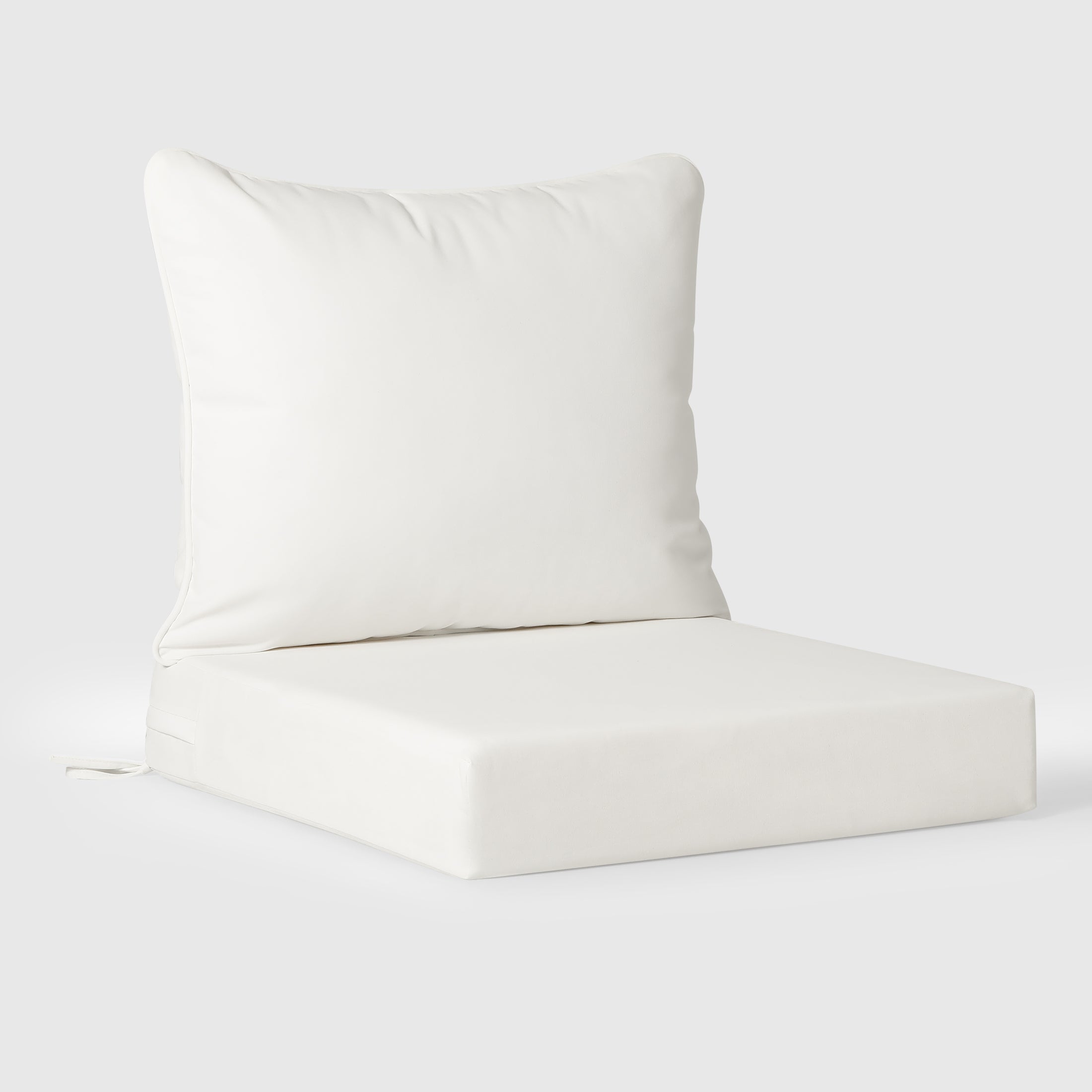 Outdoor Deep Seat Chair Cushions, 2-Piece Set, Water-Repellent (25" × 25")