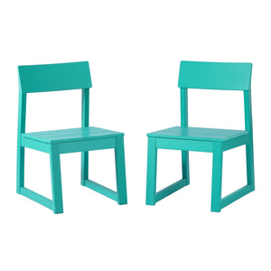 Palmetto Outdoor Dining Side Chair (Set of 2) With Cup Holder