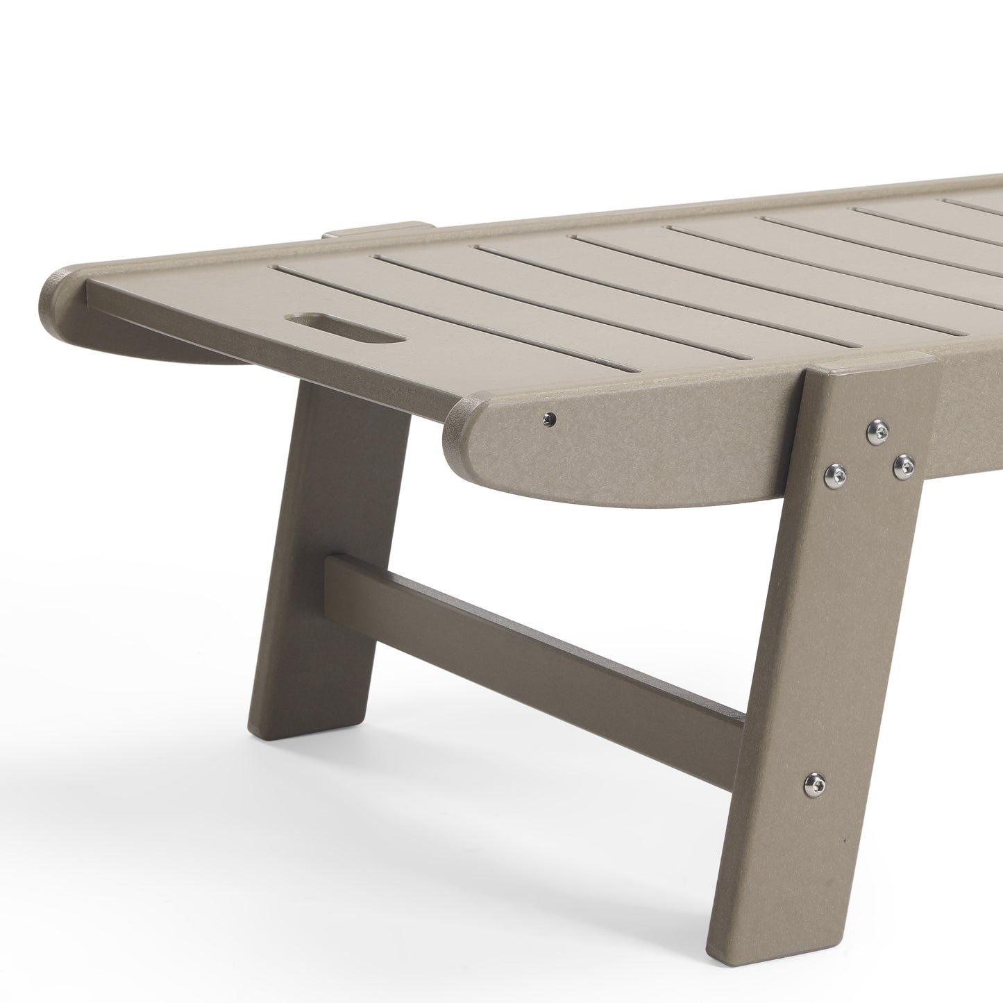 Santa Barbara Reclining Chaise Lounge with Cup Holder and Wheels