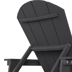Chatham All-Weather Outdoor Adirondack Reclining Sun Lounger With Arms Rests & Wheels