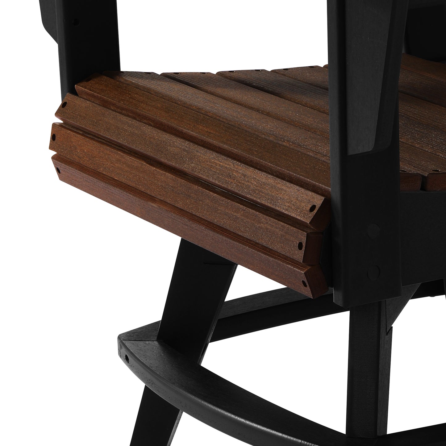 Heritage Ridge Adirondack Swivel Dining Chair With Cup Holder