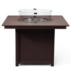 Sedona Square 42" Dining Fire Pit Table