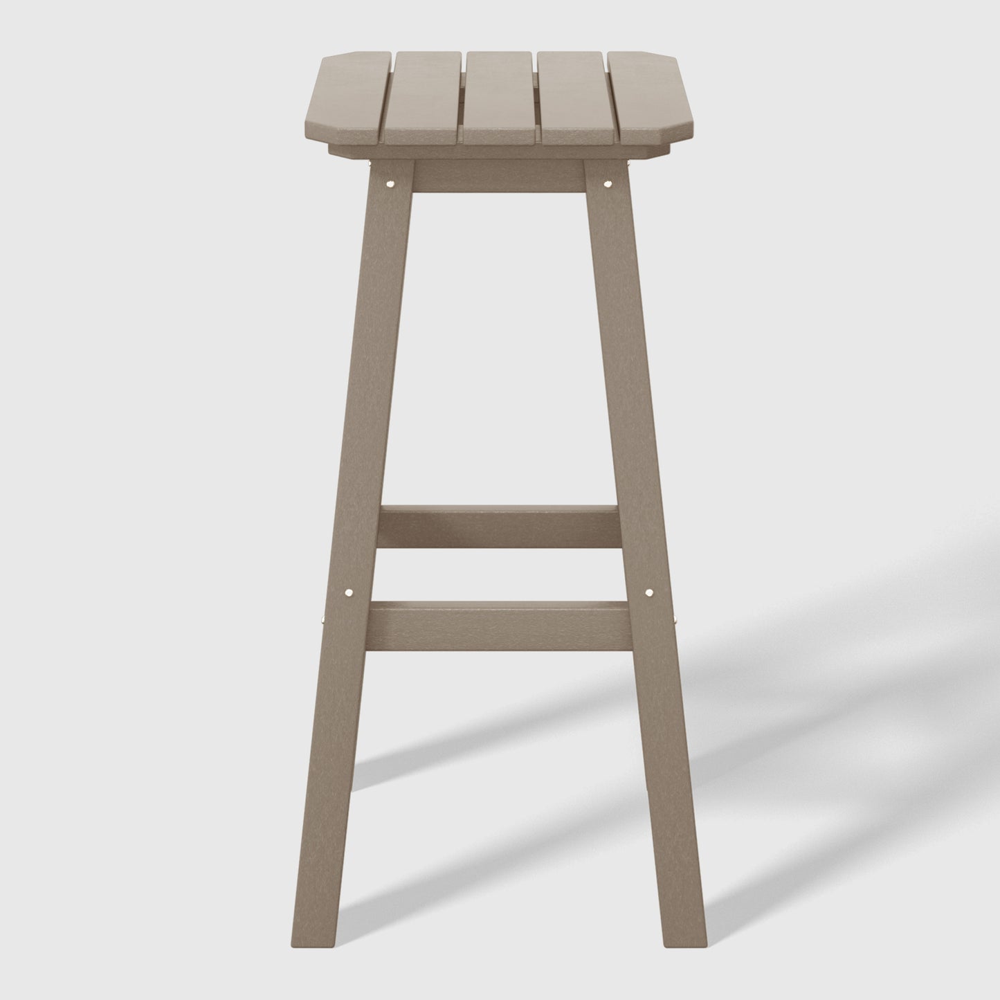 Stockholm All-Weather Outdoor Square Bar Stool (29" Height)