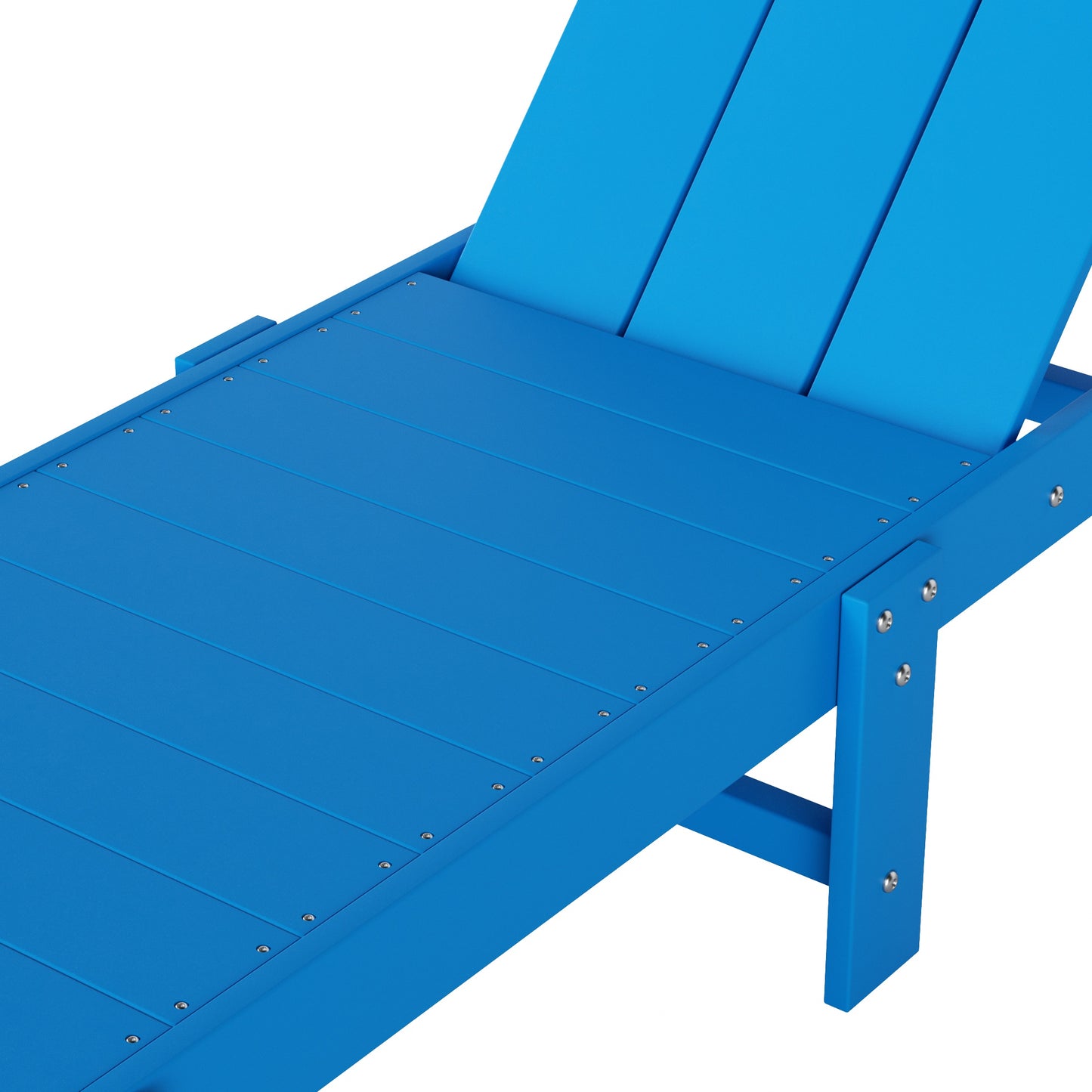 Malibu Modern All-Weather Outdoor Reclining Sun Lounger With Wheels
