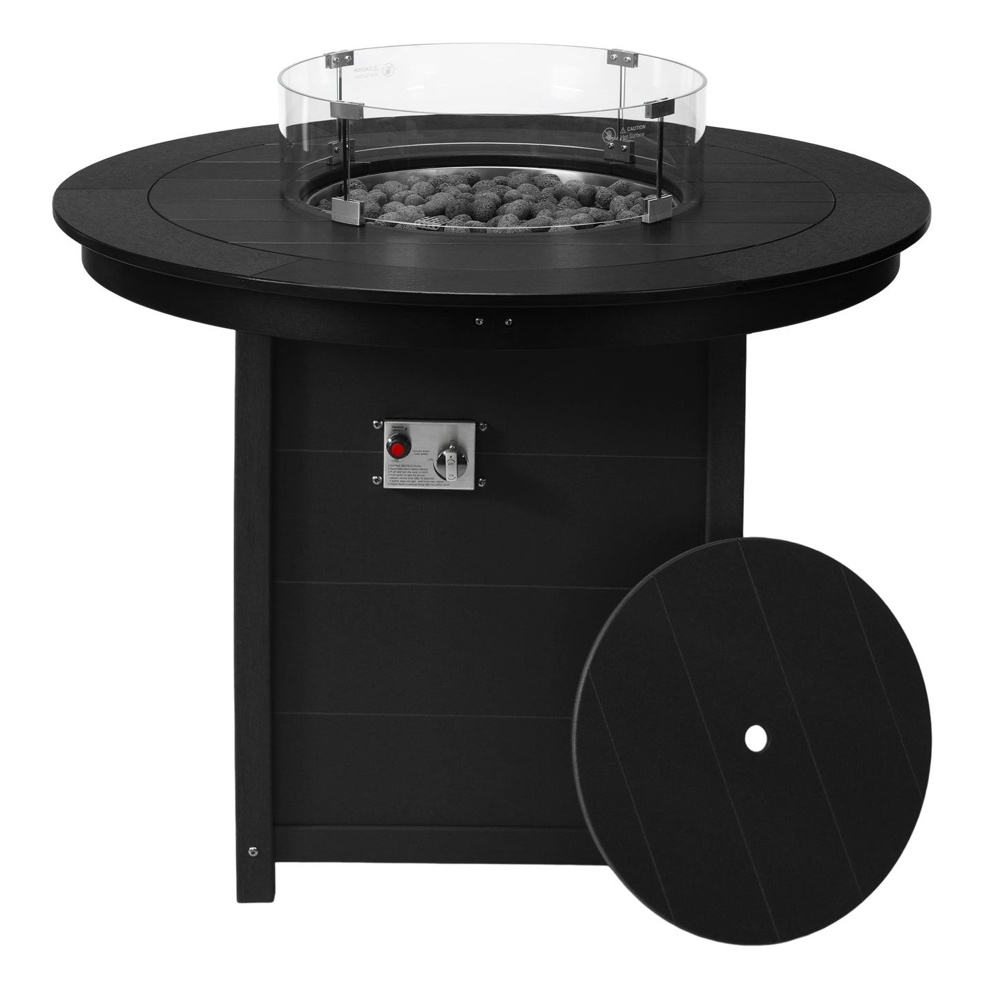 Sedona Round 47" Counter Fire Pit Table Top