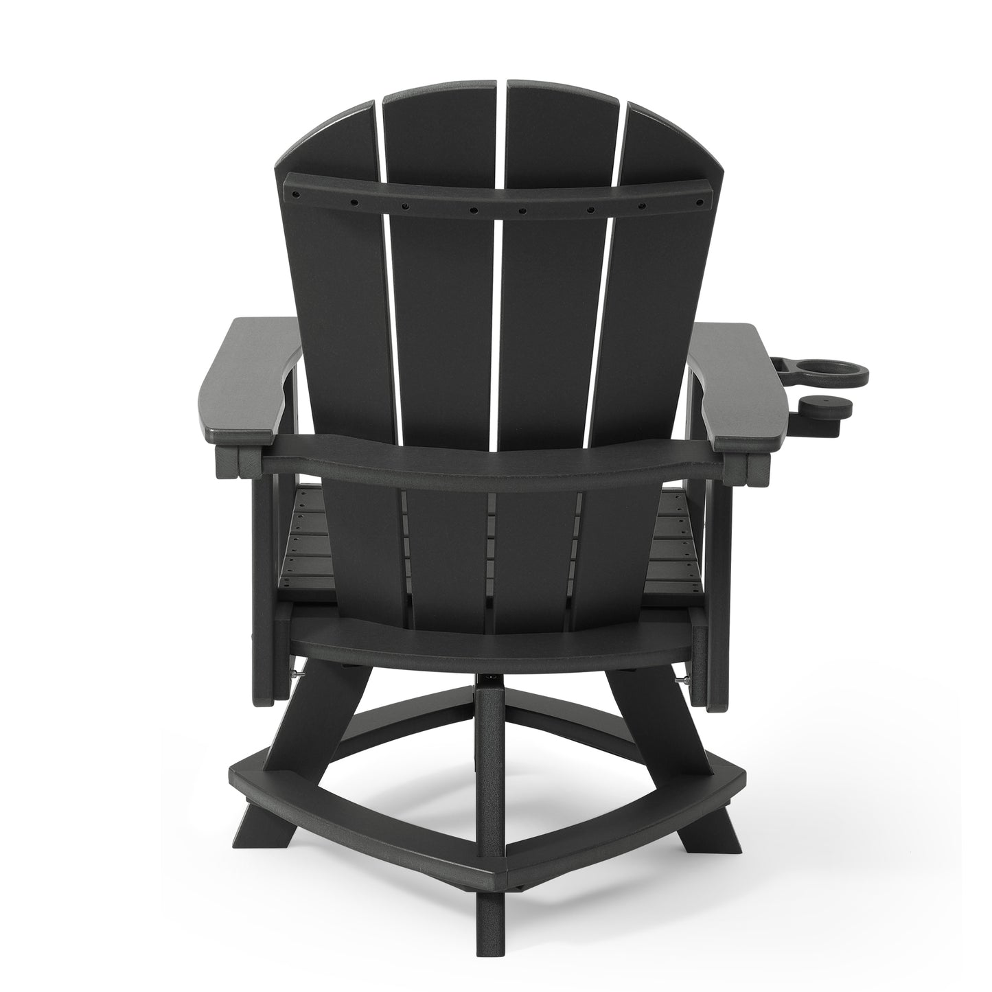 Adirondack Swivel Dining Chair with Cup Holder With Cup Holder