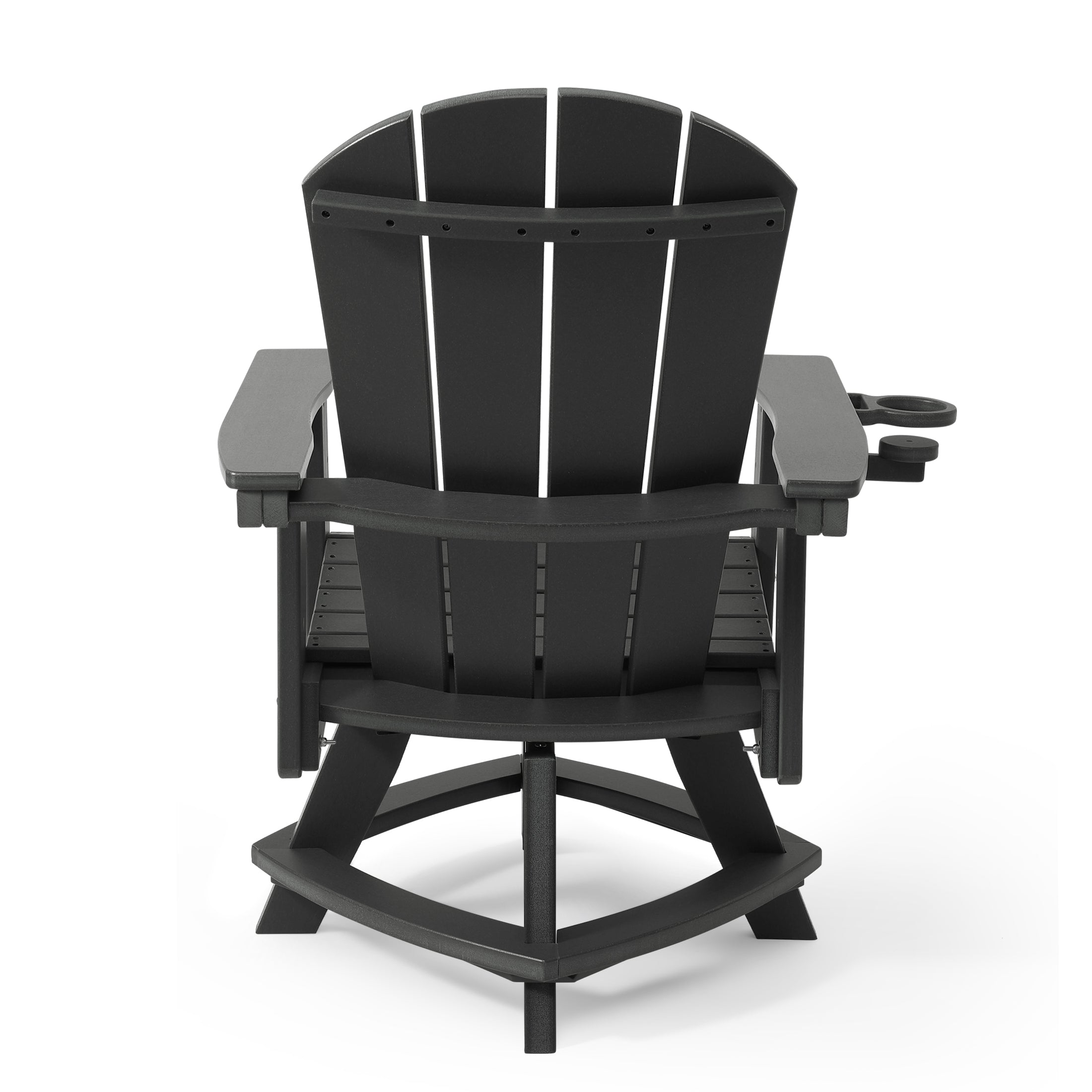 Adirondack Swivel Dining Chair with Cup Holder With Cup Holder