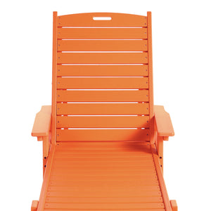 Santa Monica All-Weather Outdoor Reclining Sun Lounger with Arm Rests