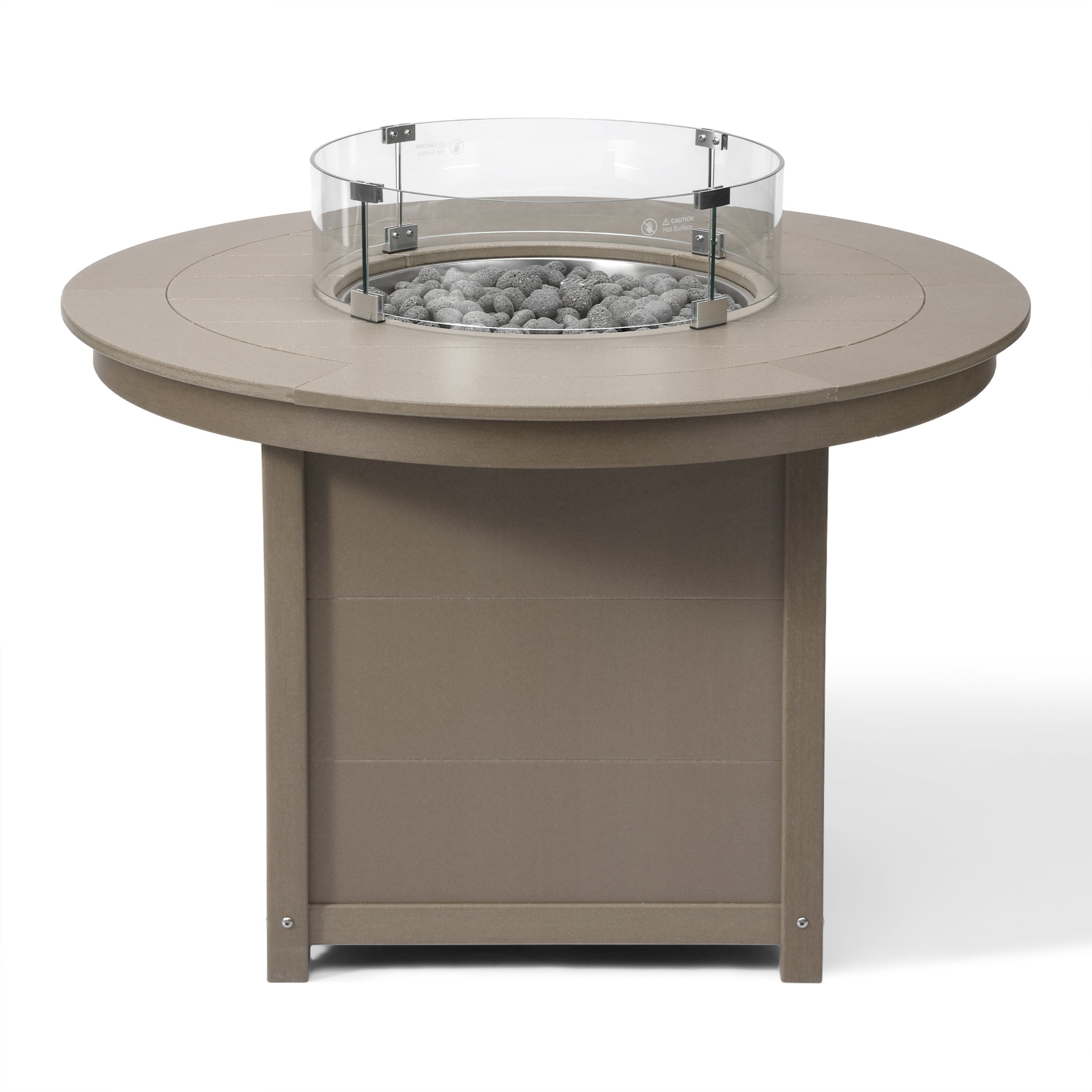 Sedona Round 47" Dining Fire Pit Table