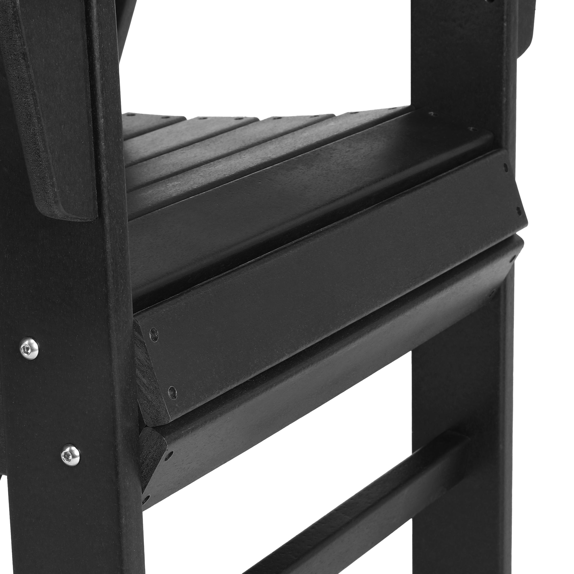 Malibu Modern All-Weather Outdoor Contoured Adirondack Dining Chair