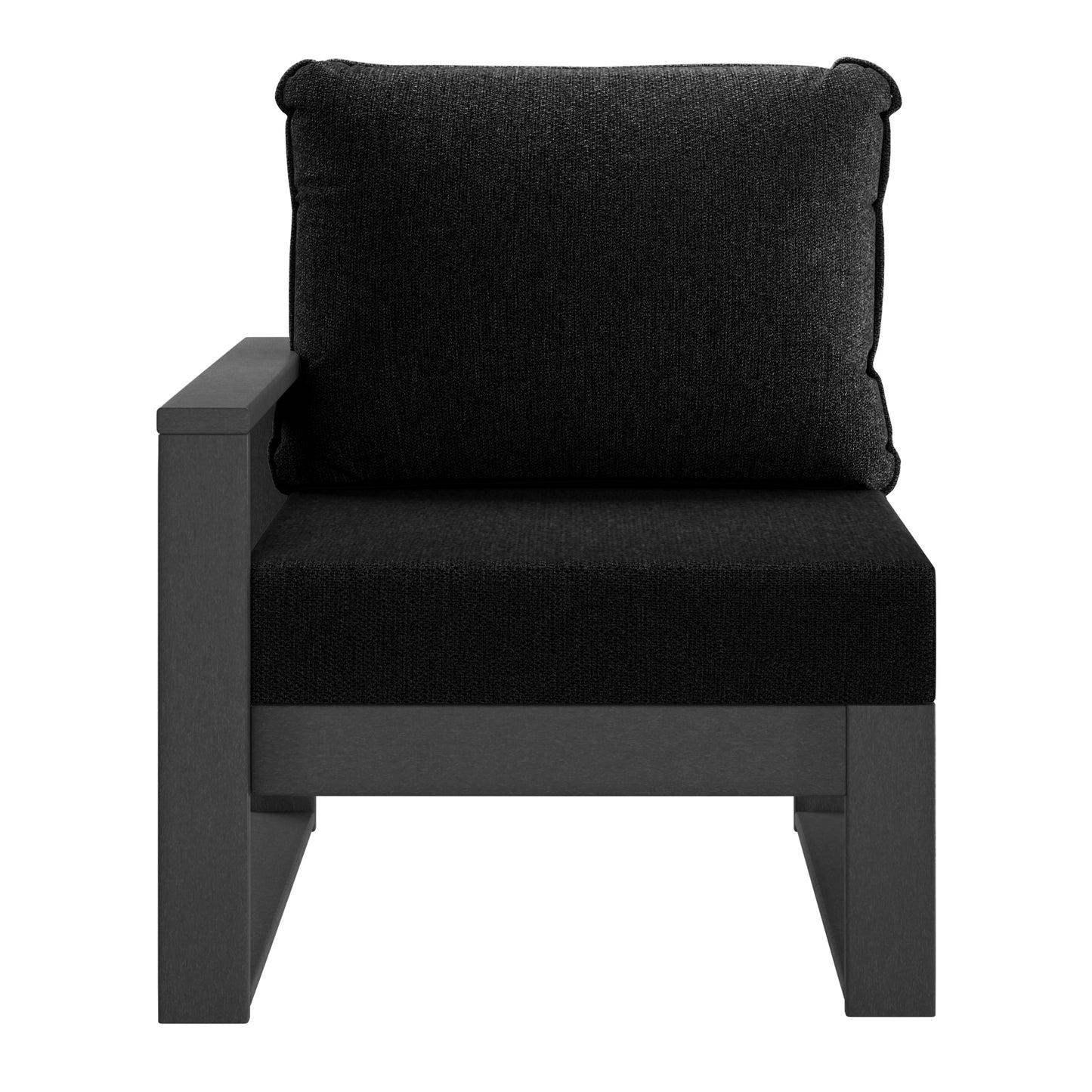 Signature All-Weather Outdoor Modular Patio Deep Seating Left Arm Chair (Left Arm Sectional Seat)