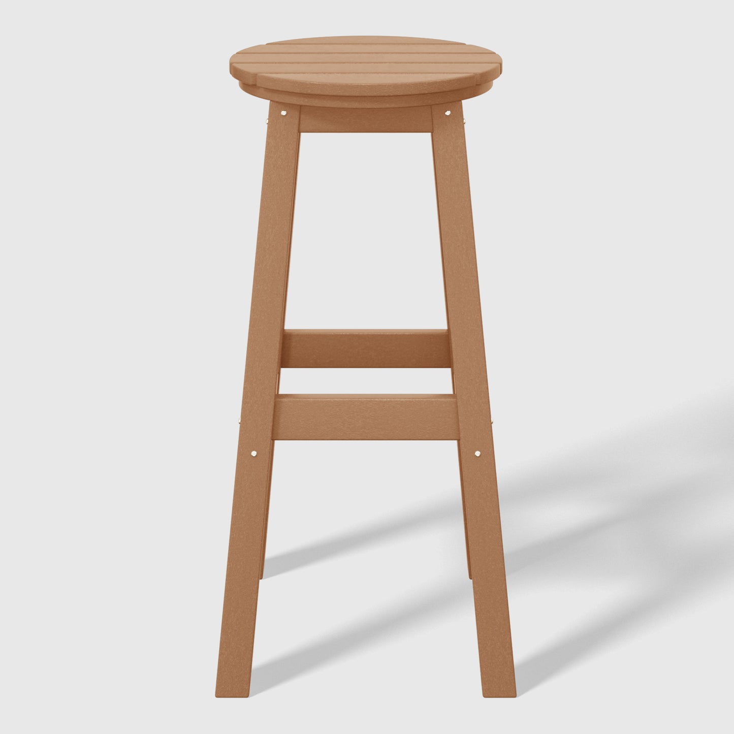 Stockholm All-Weather Outdoor Round Bar Stool (29" Height)