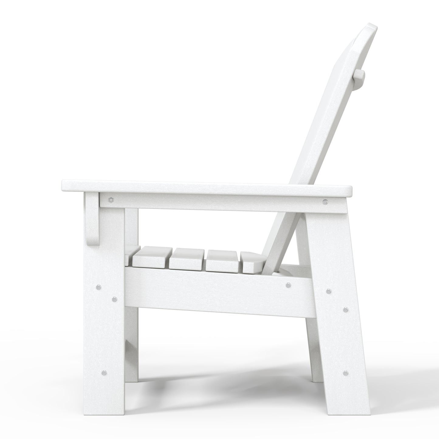 Tiny Terraces Kids' All-Weather Outdoor Poly Adirondack Chair