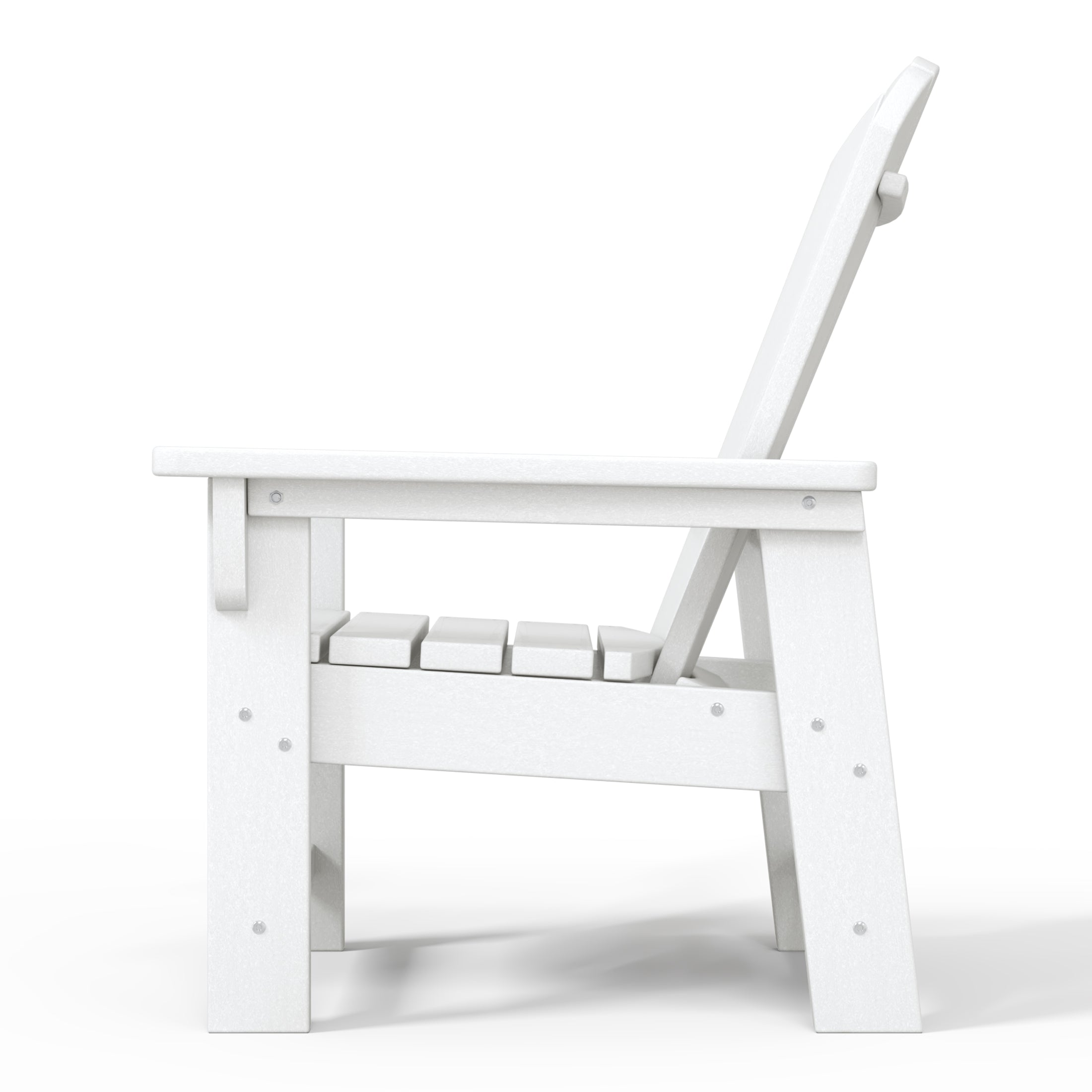Tiny Terraces Kids' All-Weather Outdoor Poly Adirondack Chair