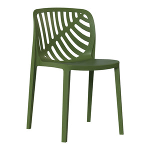 Patio Stacking Dining Side Chair (Set of 2)