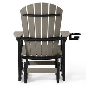 Heritage Ridge Adirondack Glider With Cup Holder