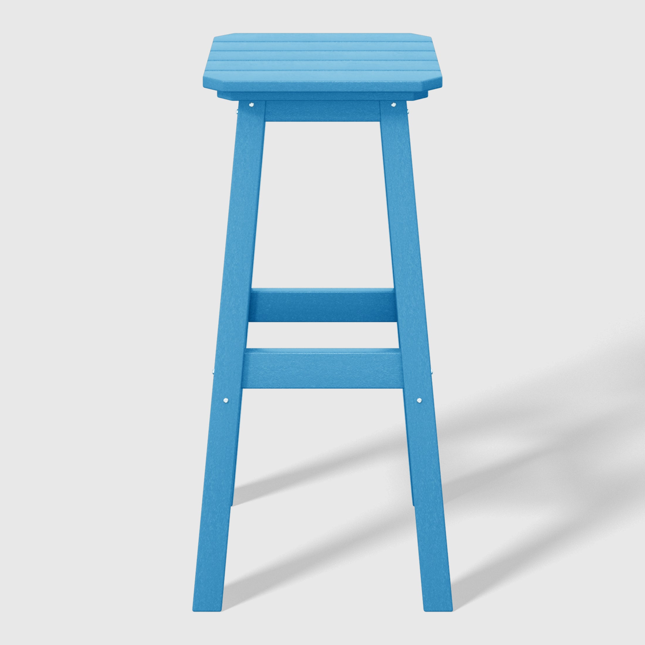 Stockholm All-Weather Outdoor Square Bar Stool (29" Height)