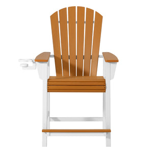 Heritage Ridge Adirondack Counter Height Chair With Cup Holder