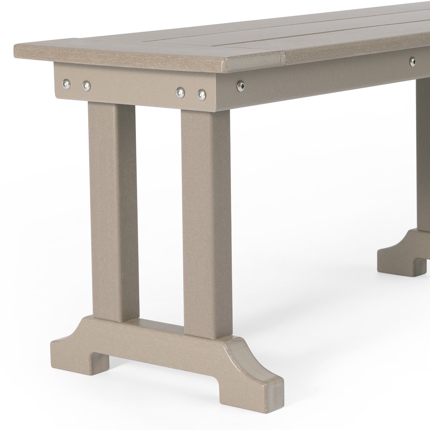 Tuscany All-Weather Outdoor 65" Trestle Dining Bench
