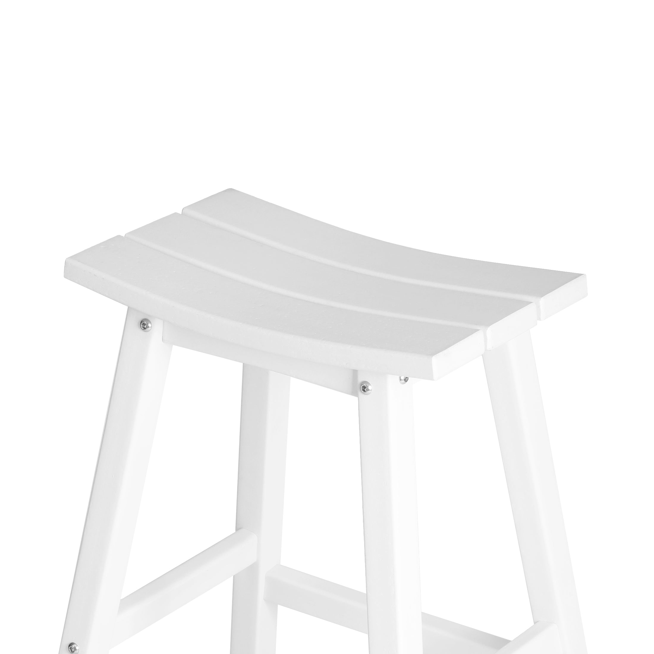 Stockholm All-Weather Outdoor Saddle Bar Stool (29" Height)