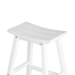 Stockholm All-Weather Outdoor Saddle Bar Stool (29" Height)