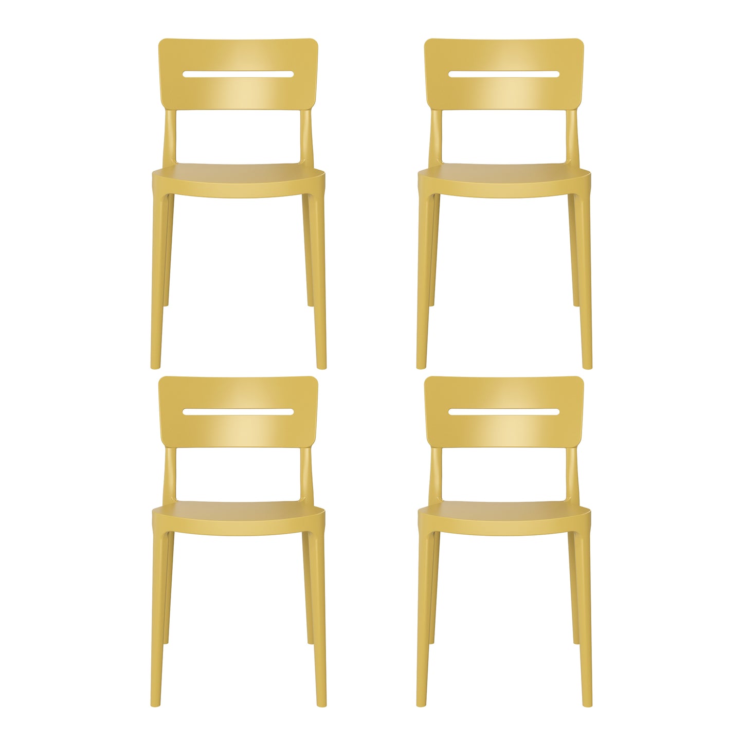 Polyform Stacking Dining Side Chair (Set of 4)