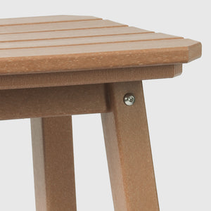 Stockholm  All-Weather Outdoor Square Counter Stool (24" Seat Height)