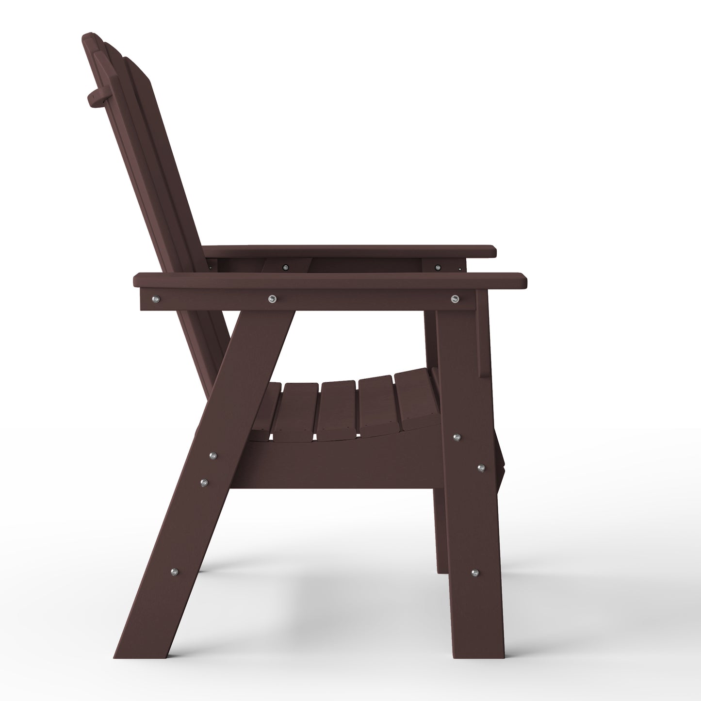 Westport All-Weather Outdoor Classic Adirondack Dining Chair