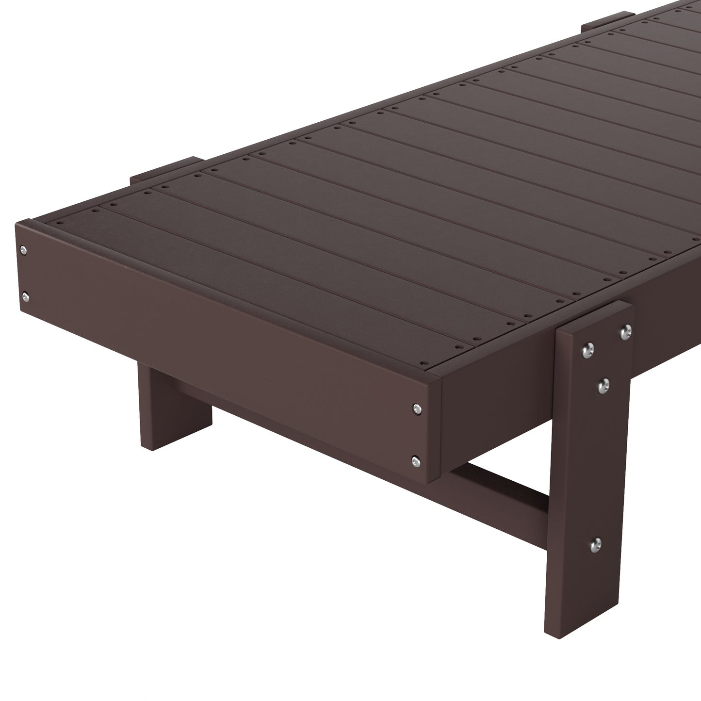 Chatham All-Weather Outdoor Adirondack Reclining Sun Lounger With Wheels