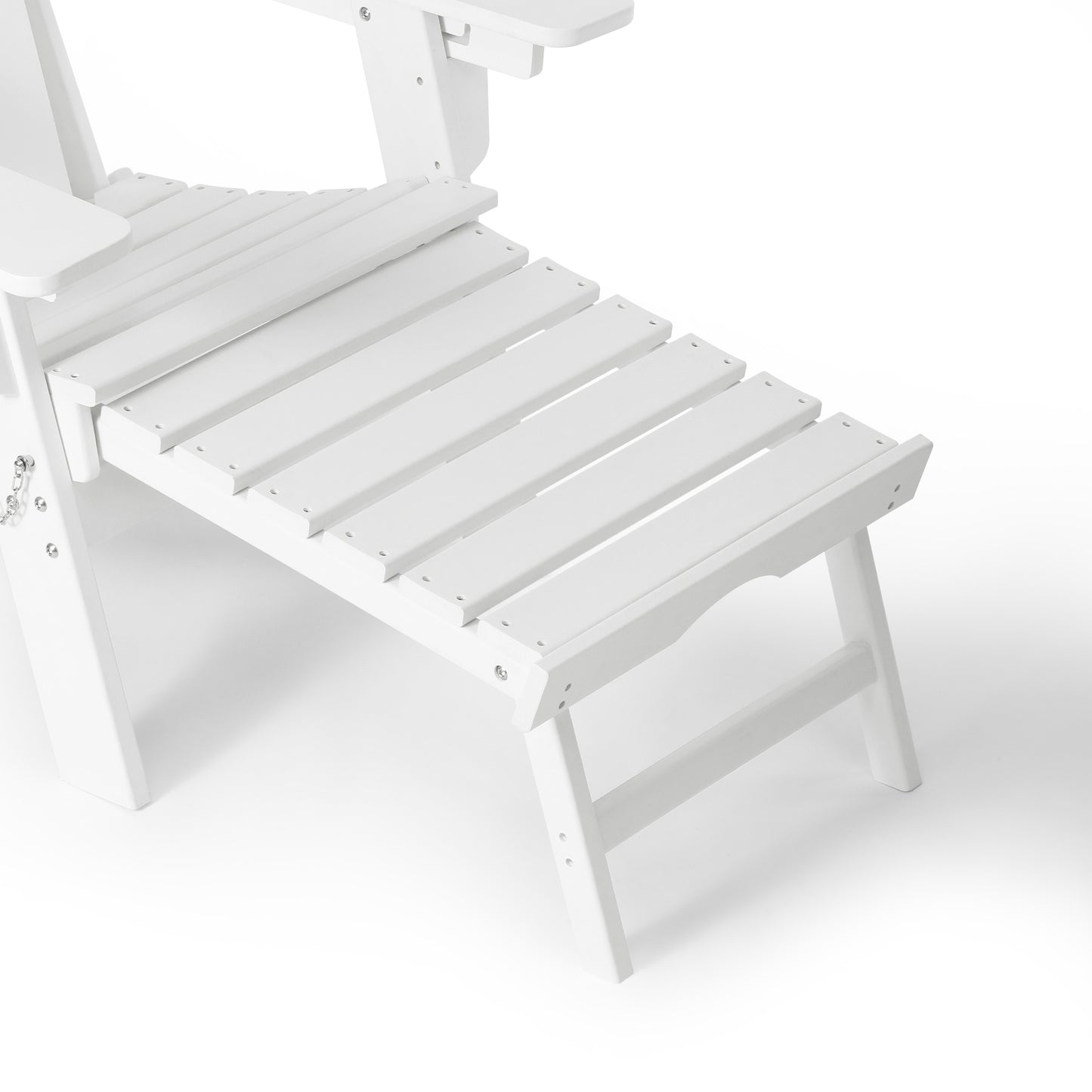 Chatham Folding Adjustable Adirondack Chair with Cup Holder and Hideaway Ottoman