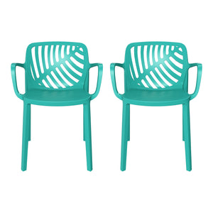 Polyform Stacking Dining Arm Chair (Set of 2)