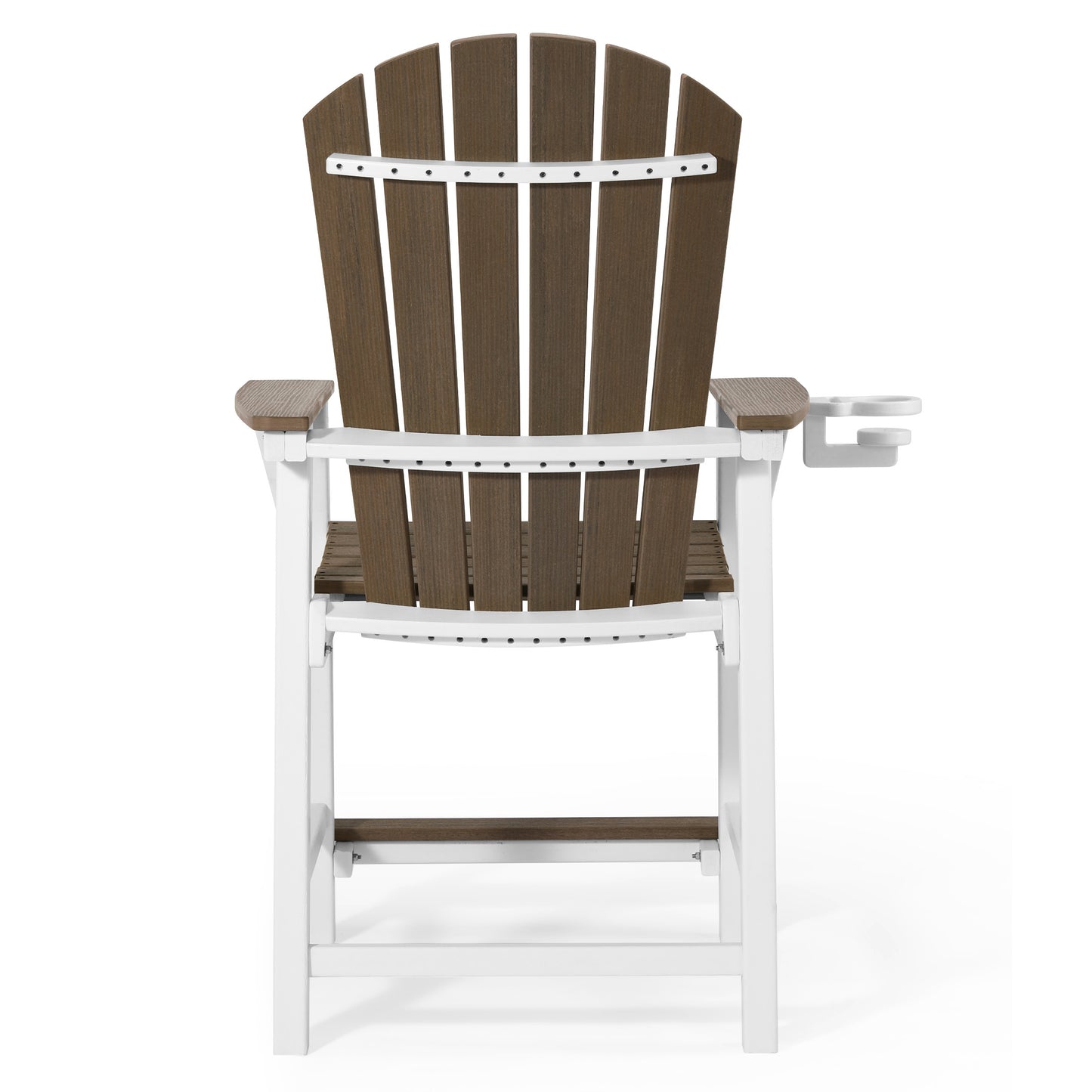 Heritage Ridge Adirondack Counter Height Chair With Cup Holder