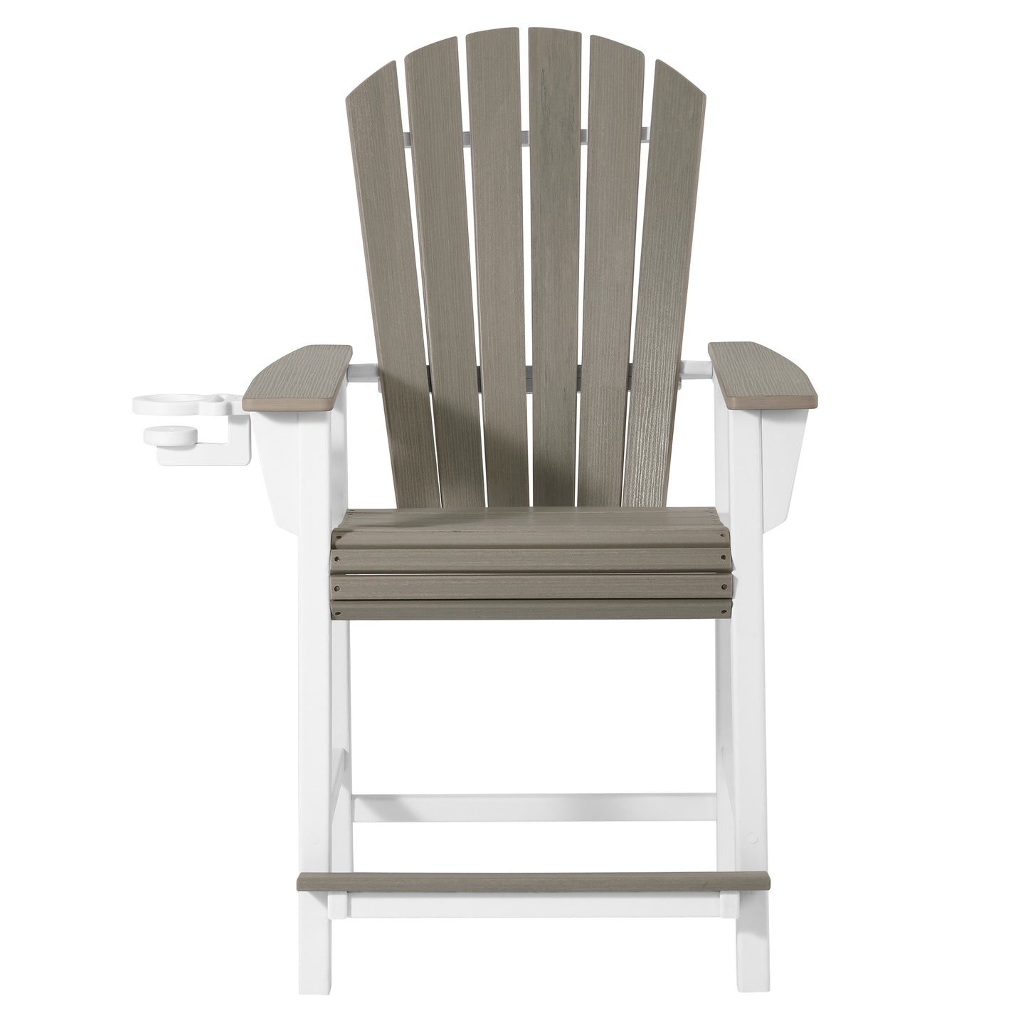 Heritage Ridge Adirondack Counter Height Chair With Cup Holder