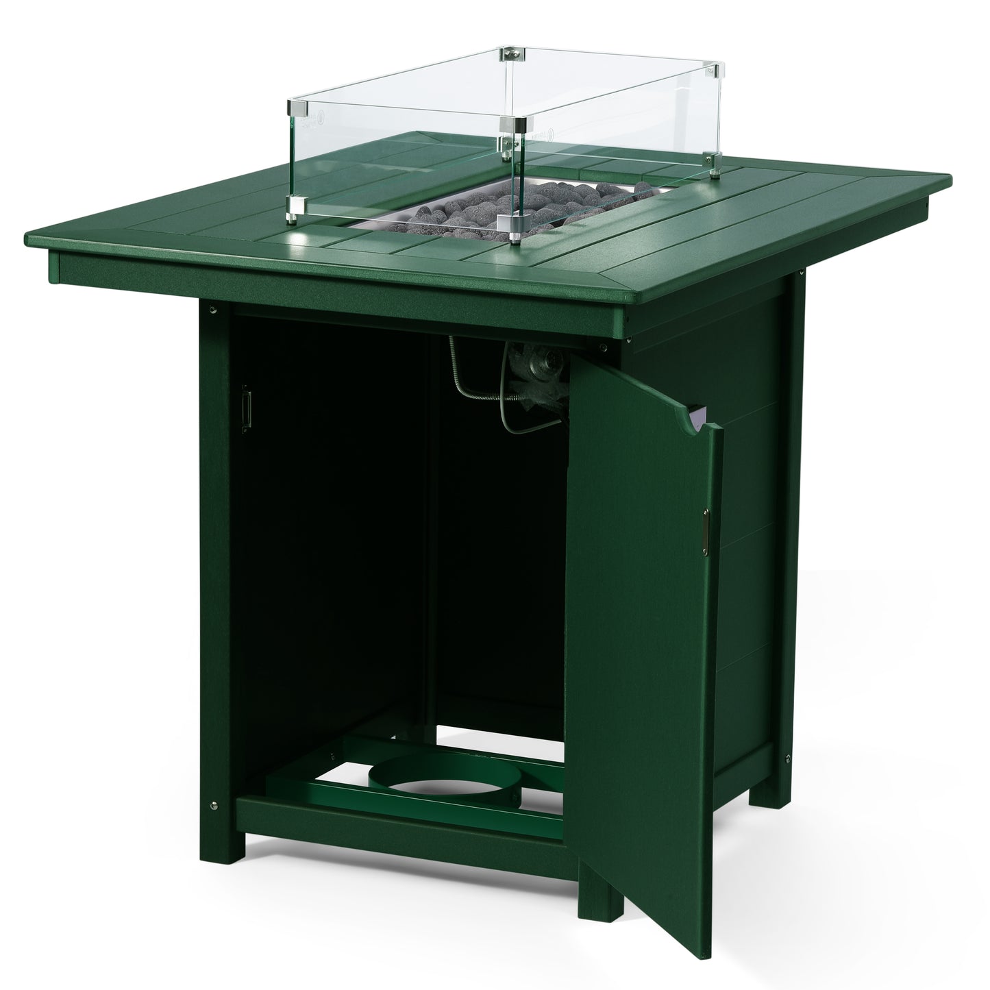 Sedona Rectangular 34" X 46" Counter Fire Pit Table